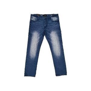 WT02 Skinny Fit Denim Jeans Acid Wash Stretch Mens Size 40 X 32